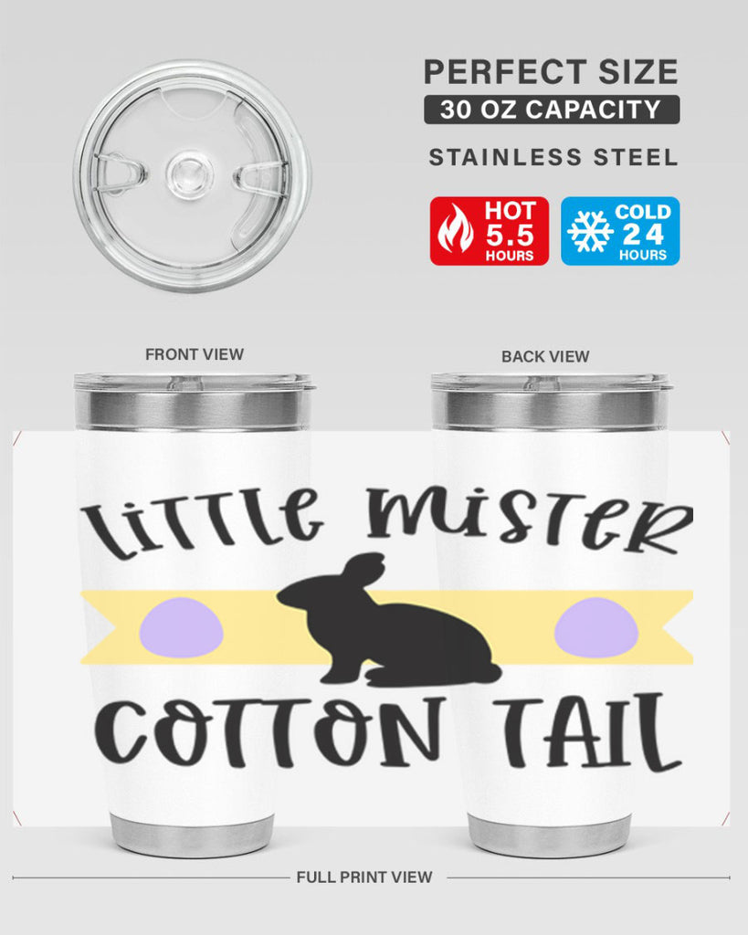 little mister cotton tail 16#- easter- Tumbler