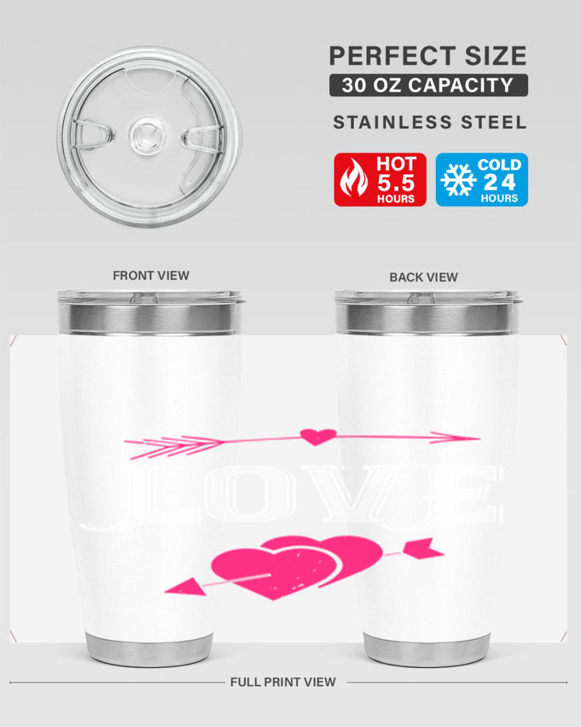 love 41#- valentines day- Tumbler