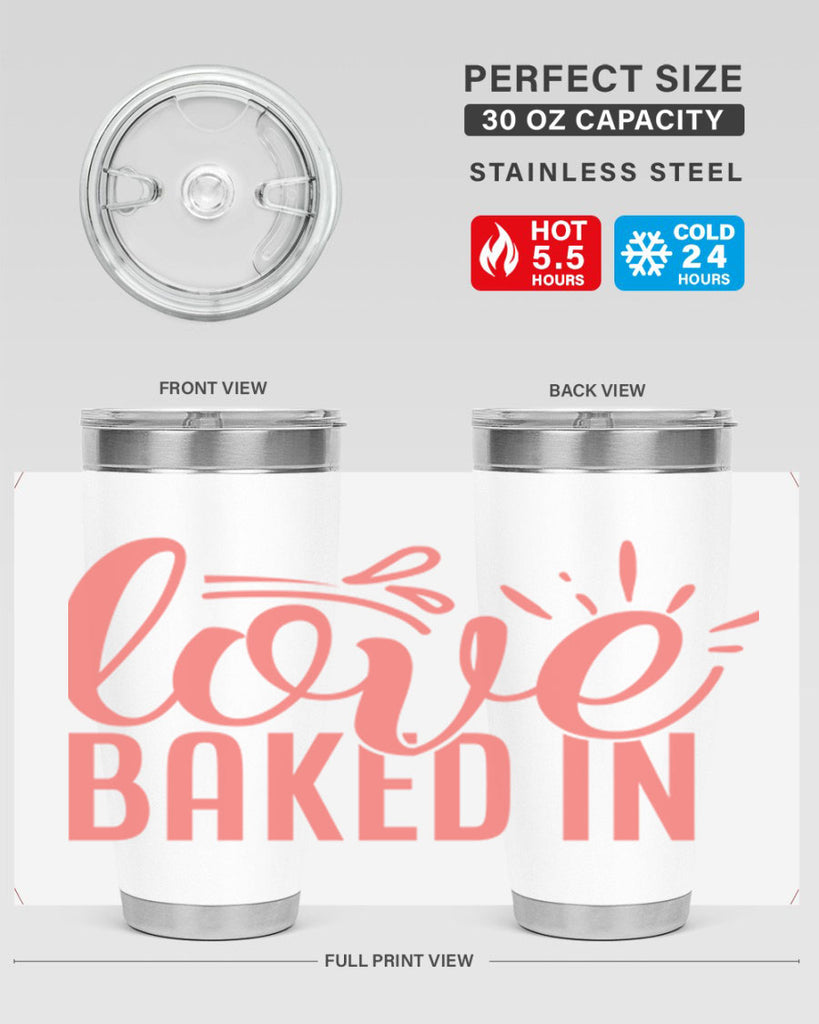 love baked in 13#- kitchen- Tumbler