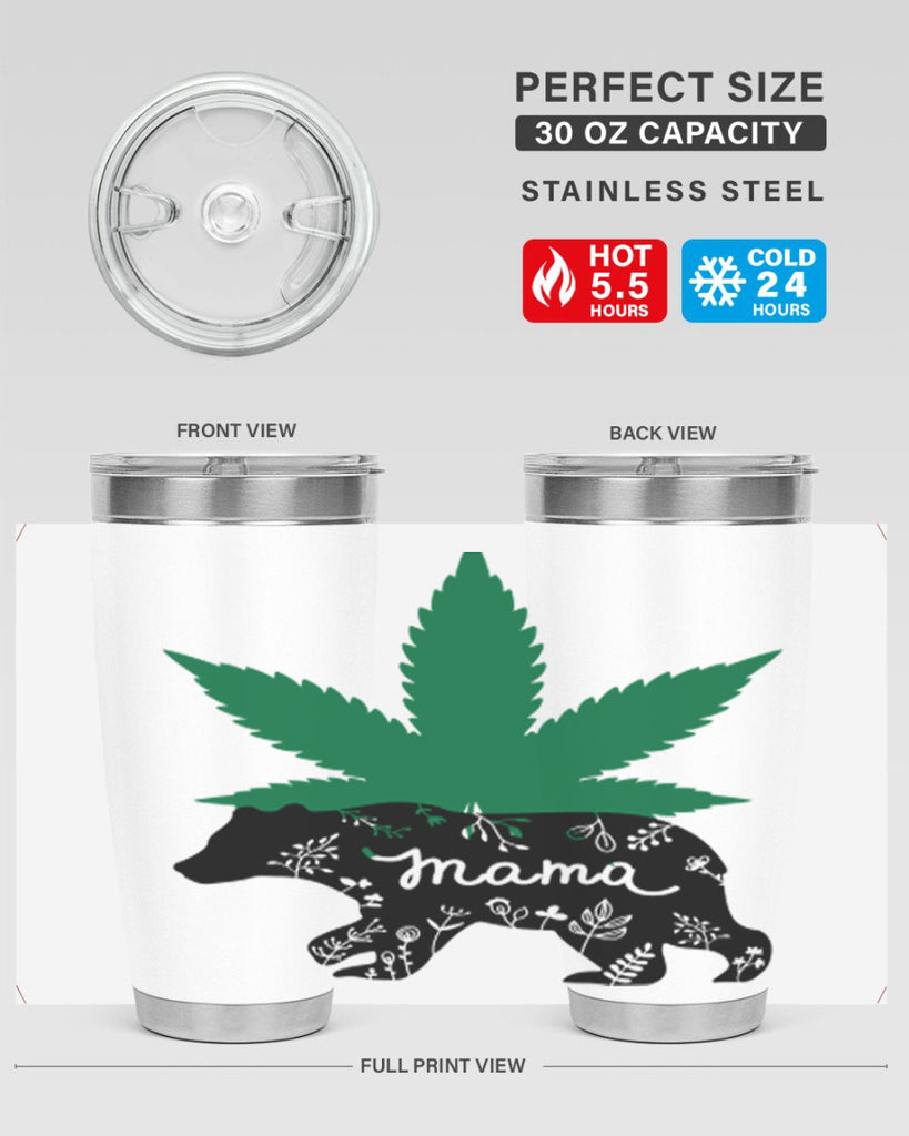 mama bear weed 196#- marijuana- Tumbler