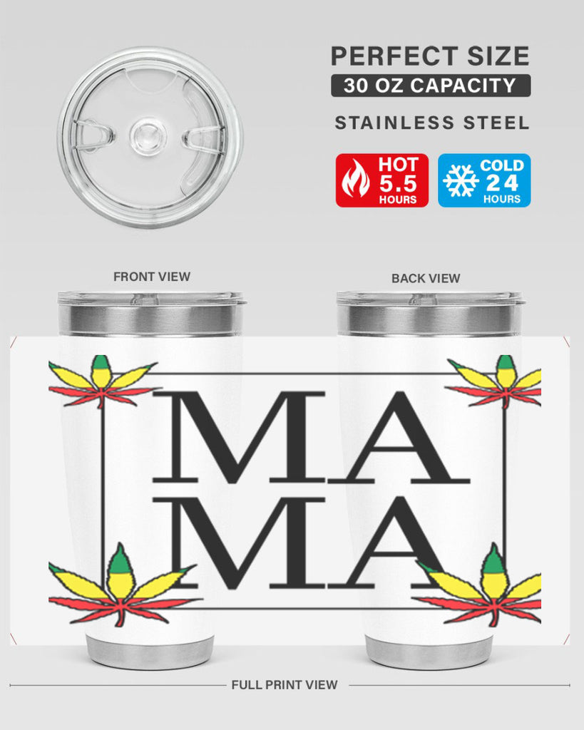 mama weed 197#- marijuana- Tumbler