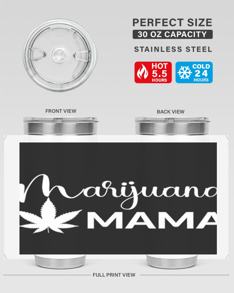 marijuana mama 202#- marijuana- Tumbler