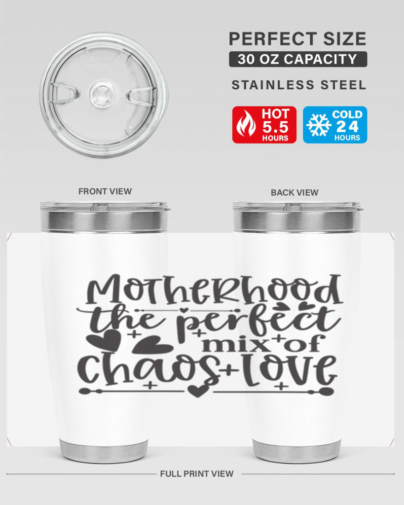 motherhood the perfect chas love 375#- mom- Tumbler