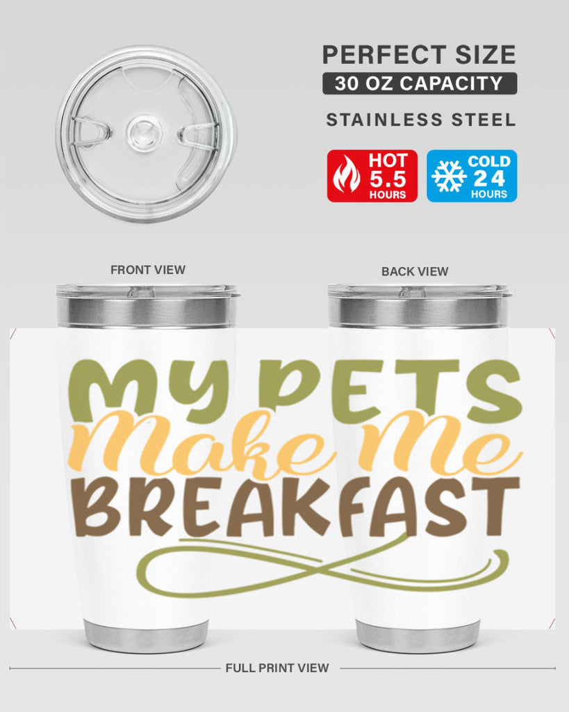 my pets make me breakfast 3#- farming and gardening- Tumbler