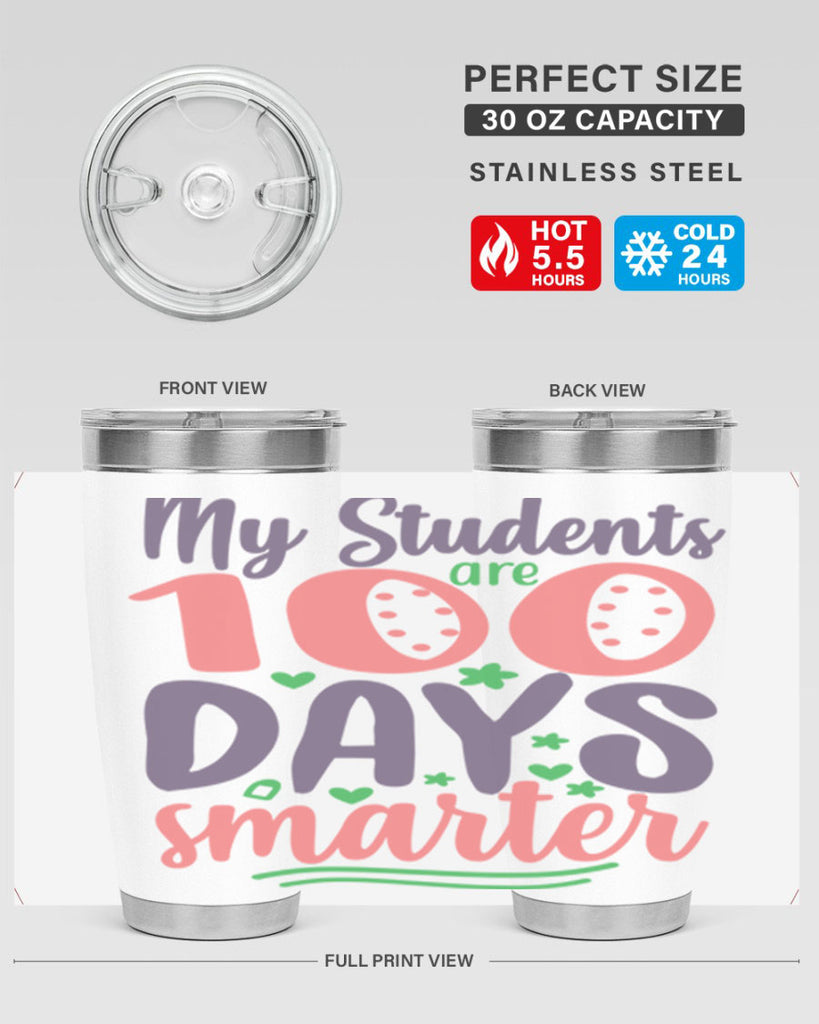 my student are 100 days 14#- 100 days of school- Tumbler