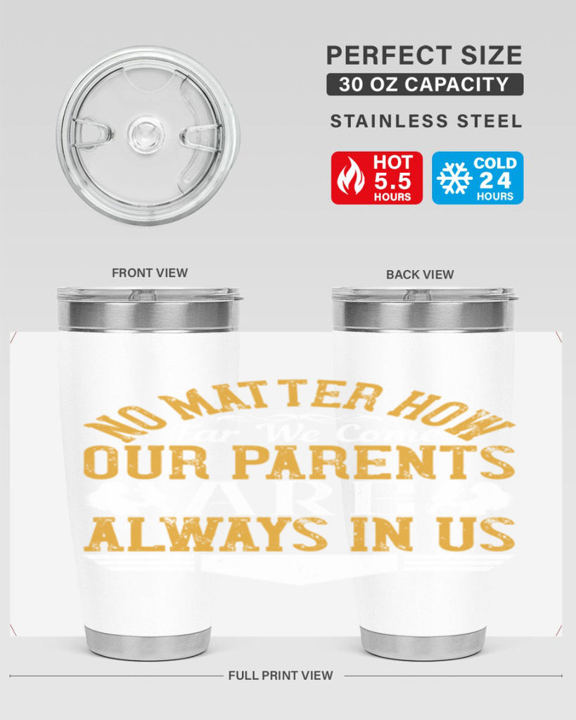 no matter how far we come our parents are always in us 34#- Parents Day- Tumbler