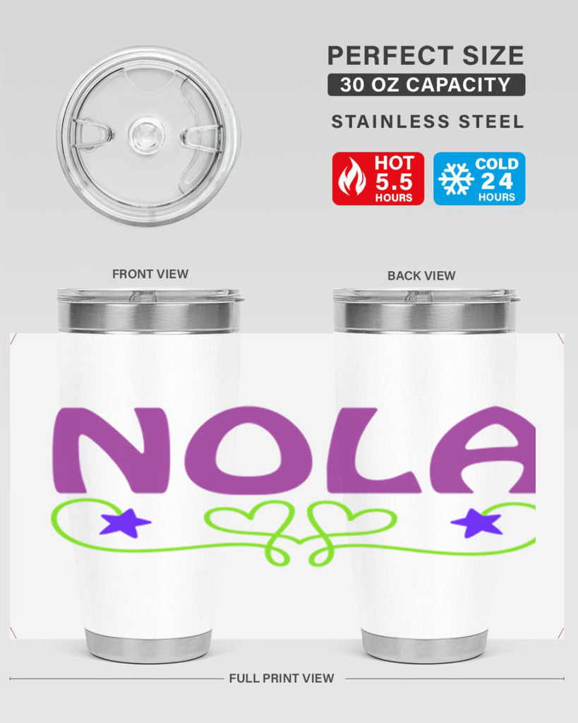 nola 5#- mardi gras- Tumbler