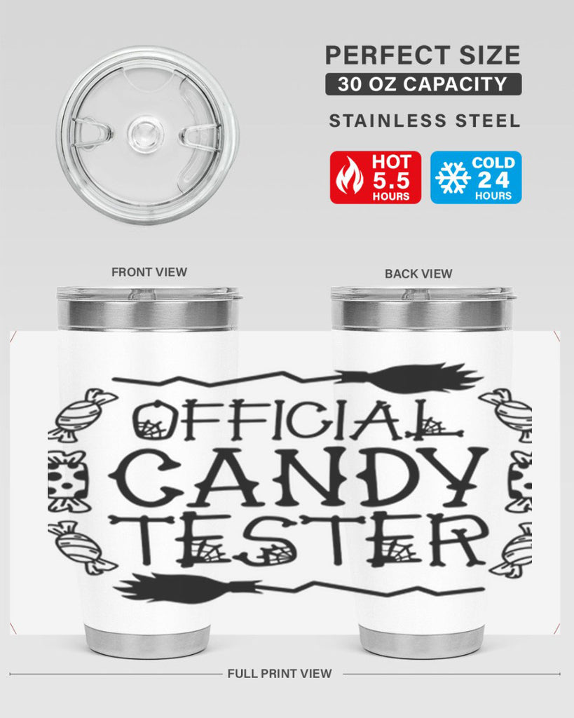 official candy tester 40#- halloween- Tumbler