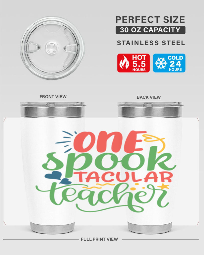 one spook tacular teacher Style 159#- teacher- tumbler