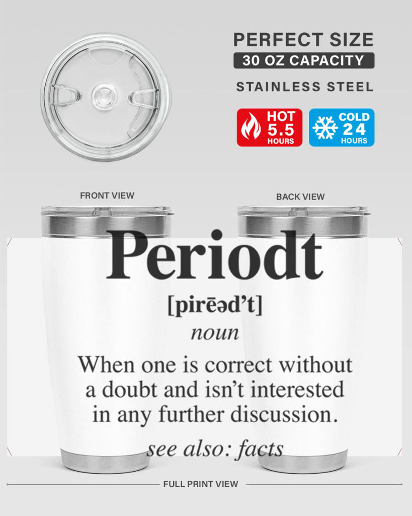 periodt definition 55#- black words phrases- Cotton Tank