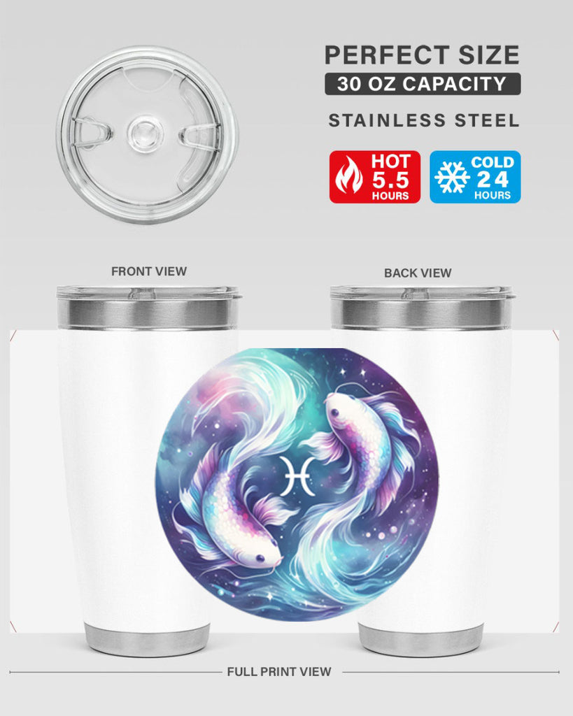 pisces 350#- zodiac- Tumbler