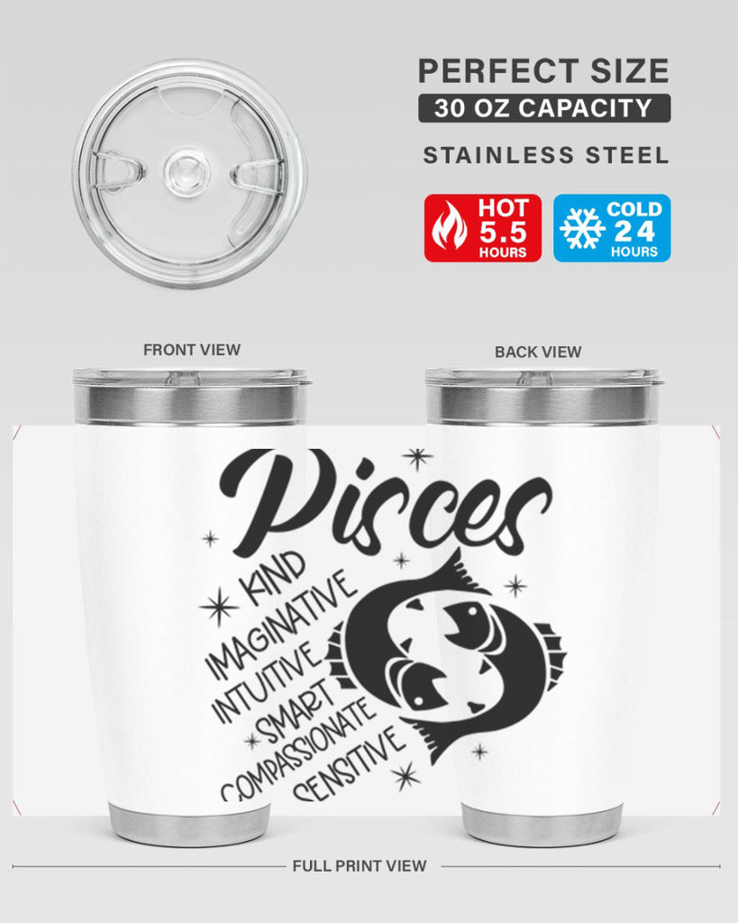 pisces 371#- zodiac- Tumbler