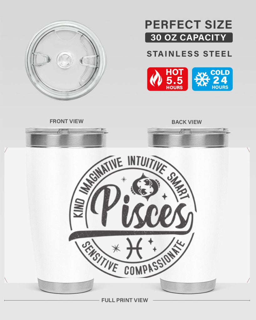 pisces 373#- zodiac- Tumbler