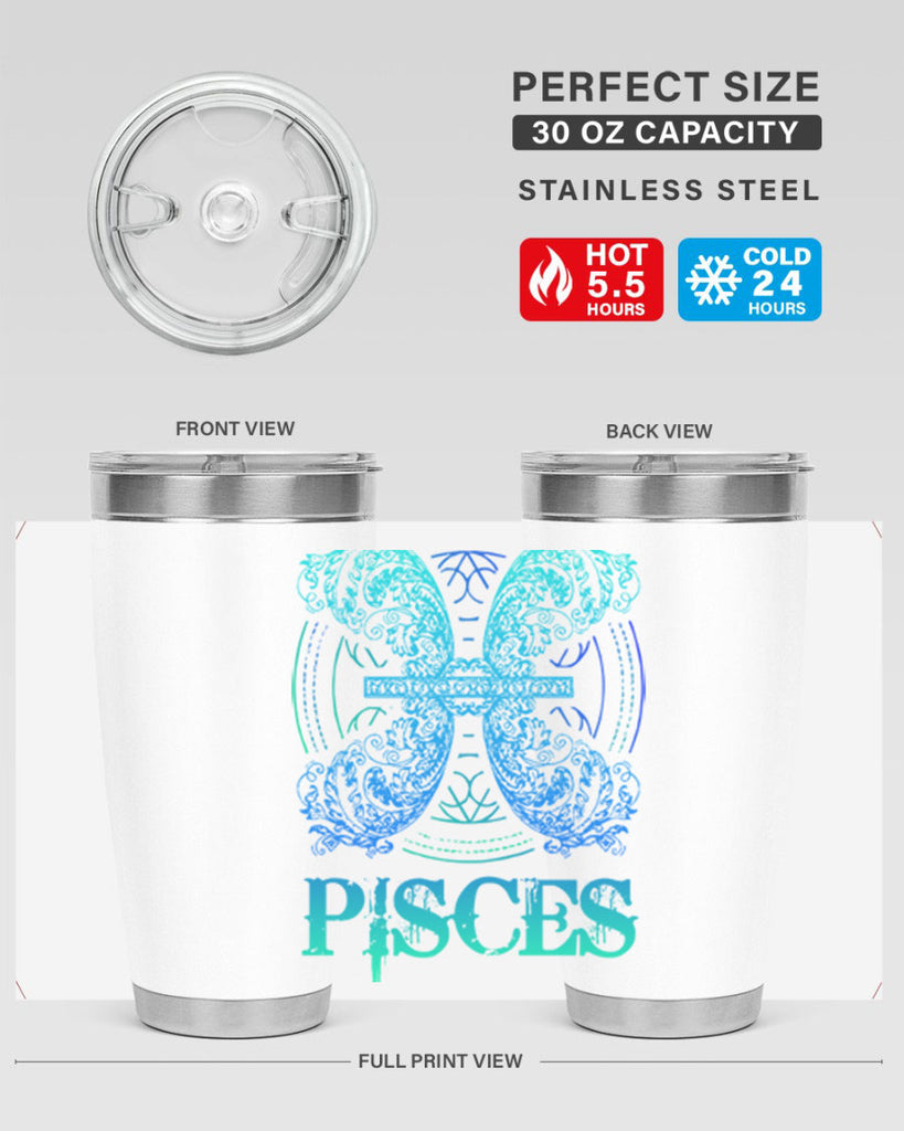 pisces Zodiac 381#- zodiac- Tumbler