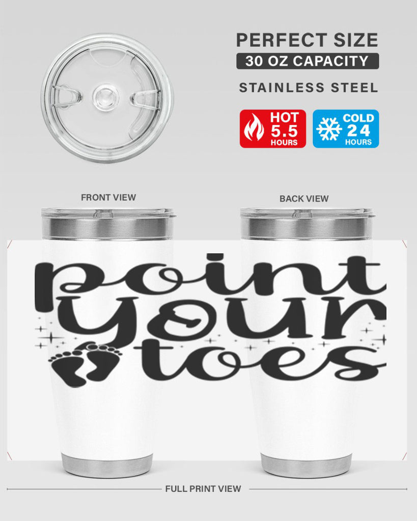 point your toes67#- ballet- Tumbler