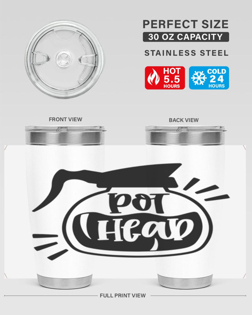 pot head 44#- coffee- Tumbler