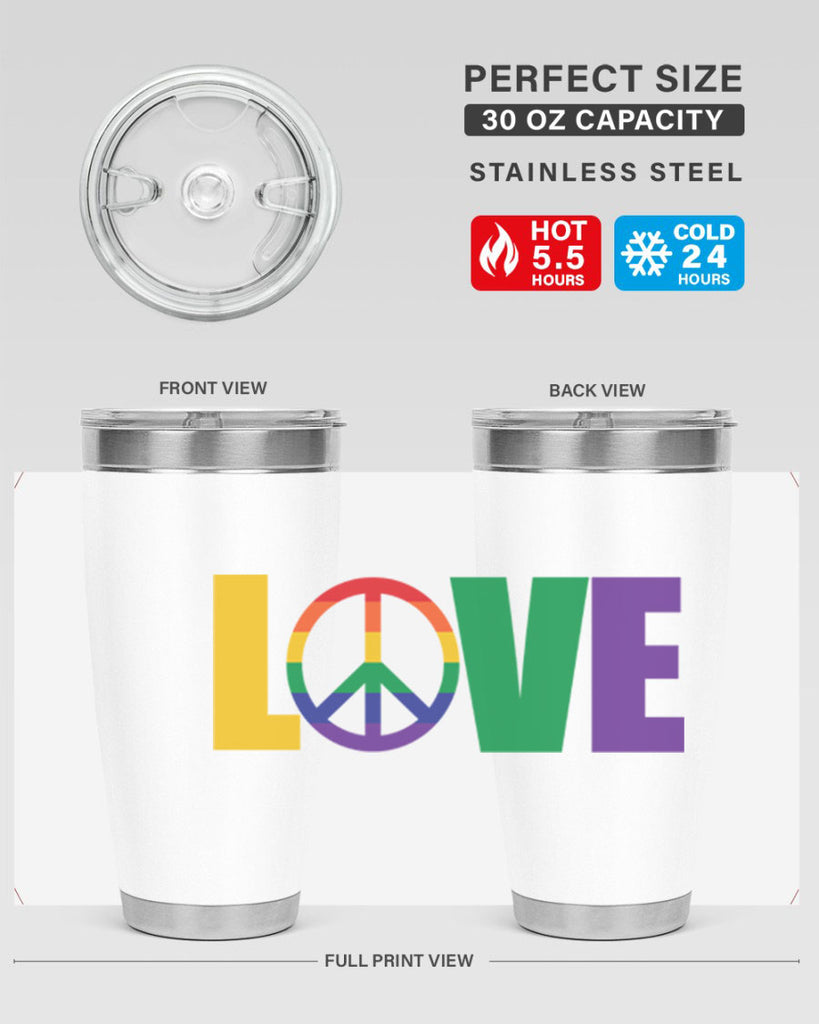 pride love peace 60#- lgbt- Tumbler