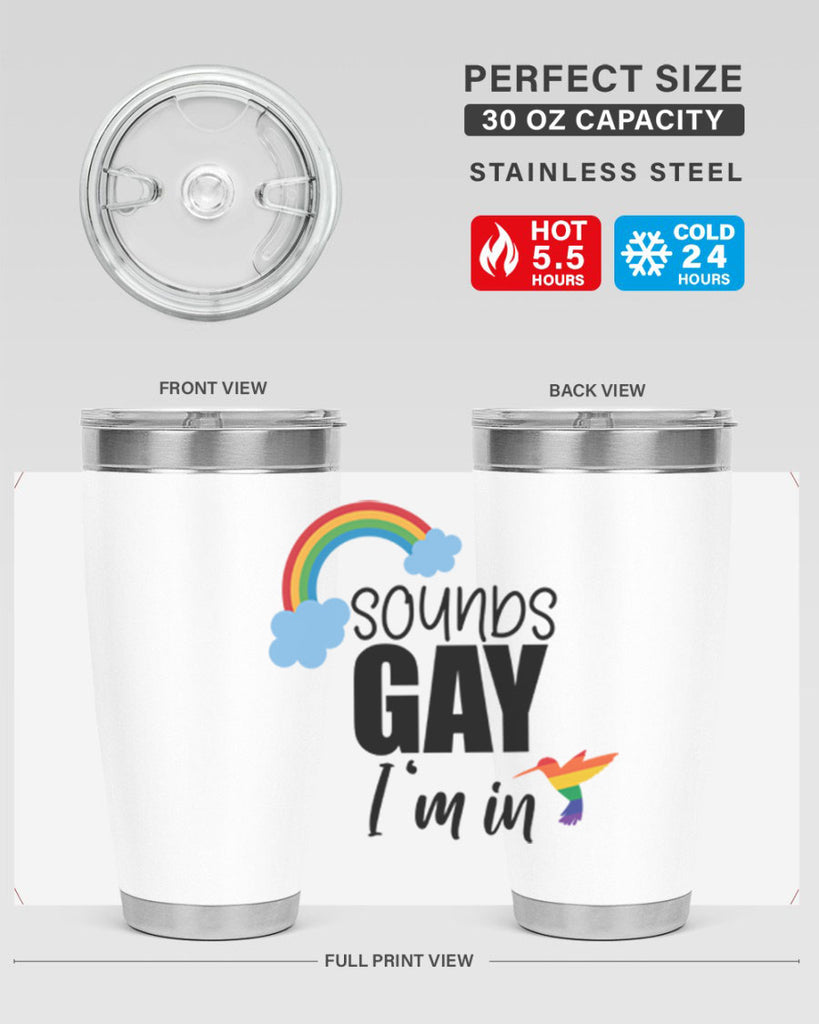 pride sound 45#- lgbt- Tumbler