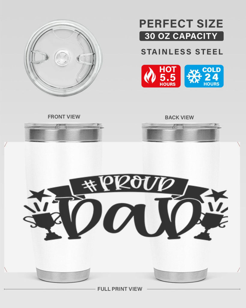 proud dad 75#- fathers day- Tumbler