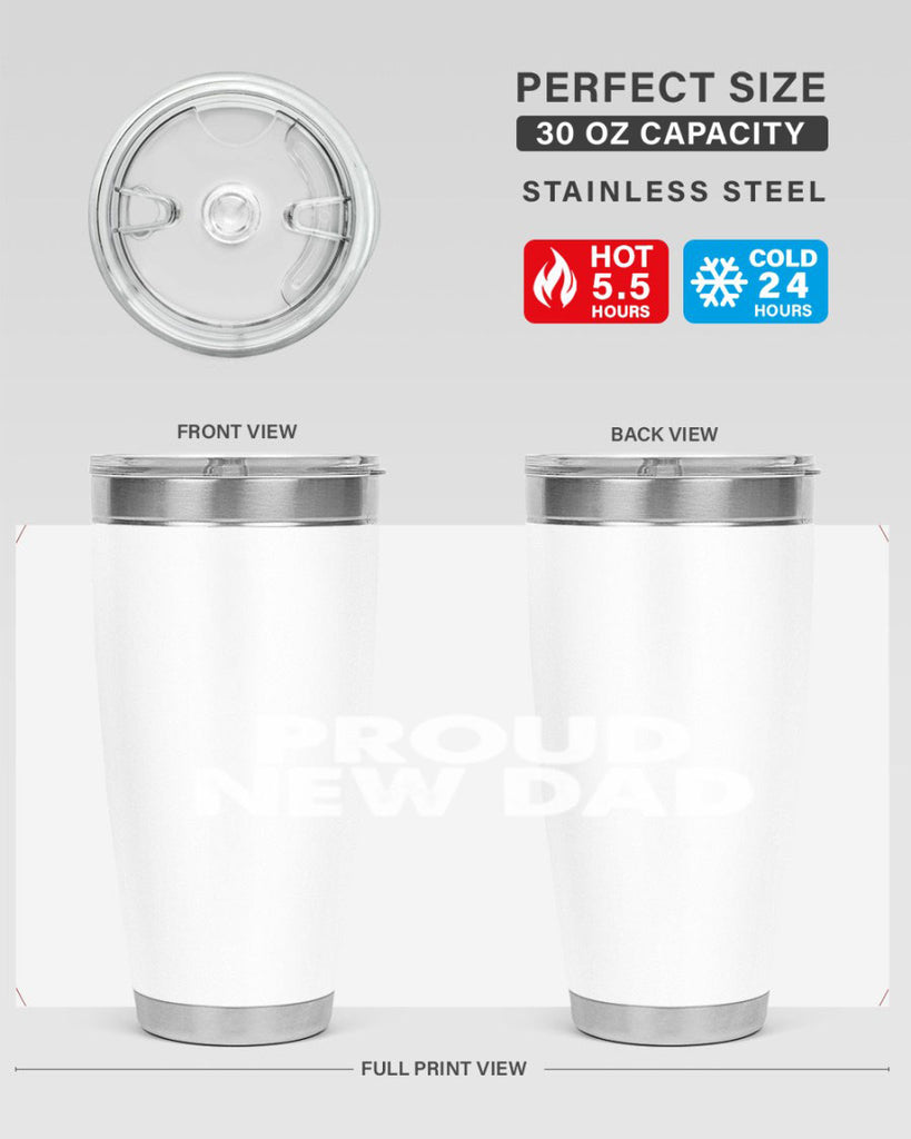 proud new dad 69#- dad- Tumbler