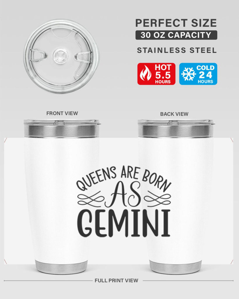 queens are born as gemini 392#- zodiac- Tumbler