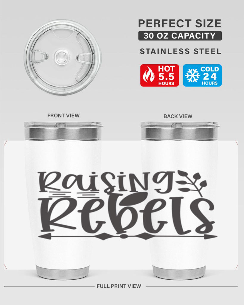 raising rebels 369#- mom- Tumbler