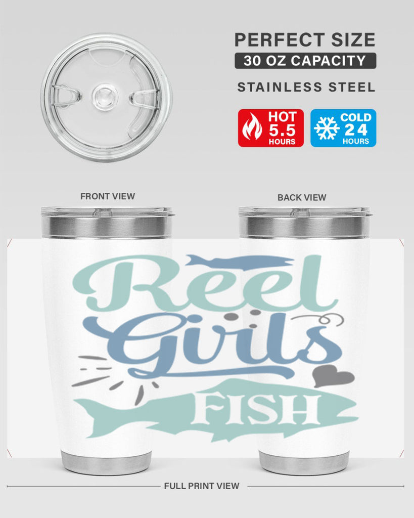 reel girls fish 198#- fishing- Tumbler