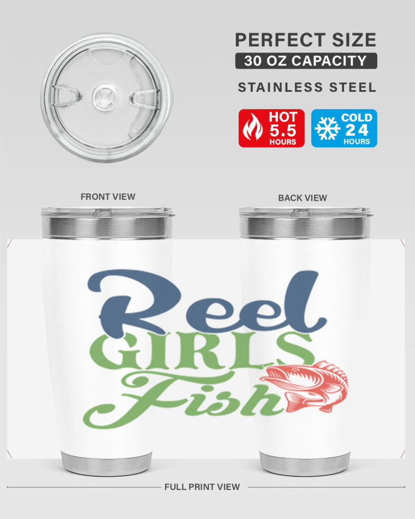 reel girls fish 199#- fishing- Tumbler