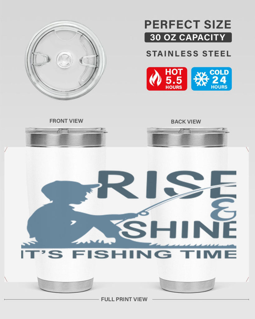 rise shine 41#- fishing- Tumbler