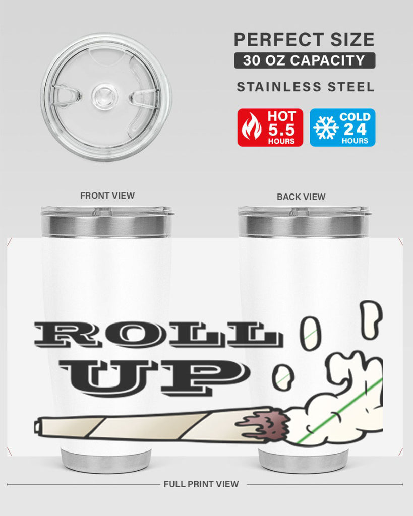 roll up 229#- marijuana- Tumbler