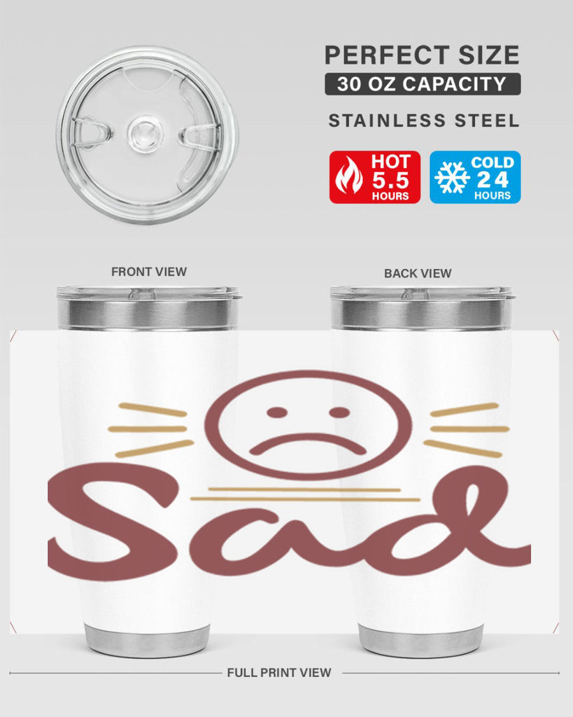 sad 5#- fathers day- Tumbler