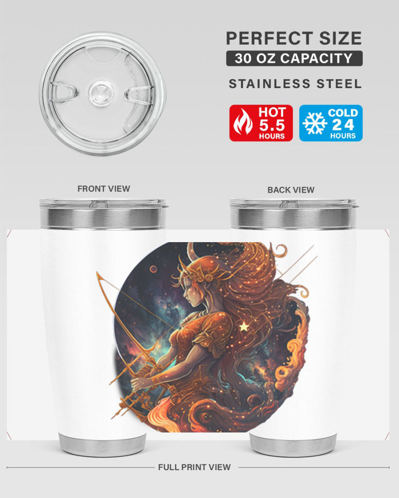 sagittarius 417#- zodiac- Tumbler