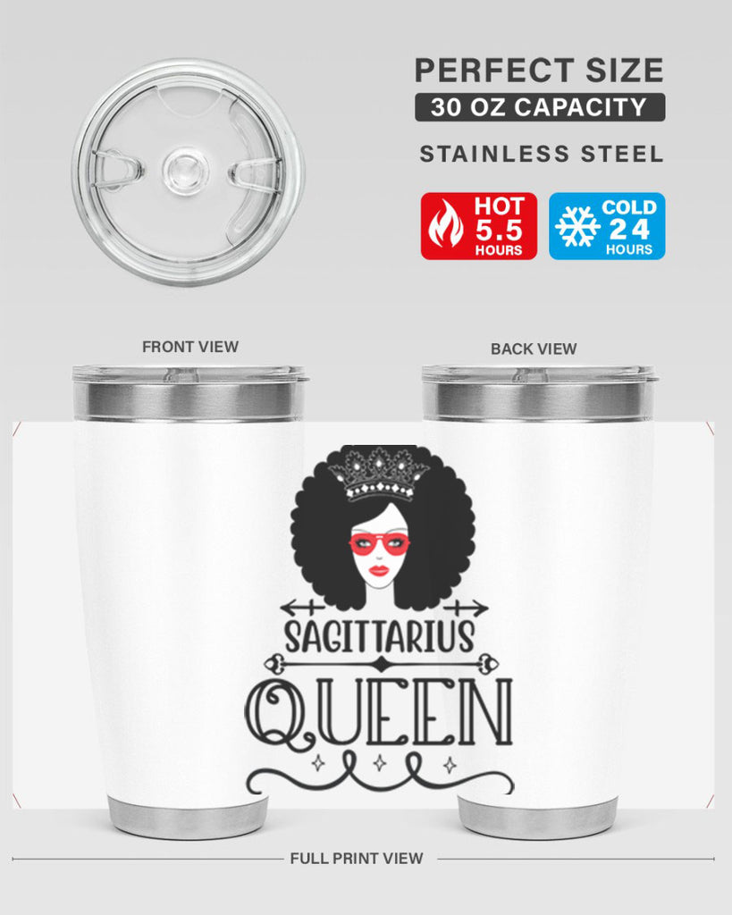 sagittarius queen 414#- zodiac- Tumbler