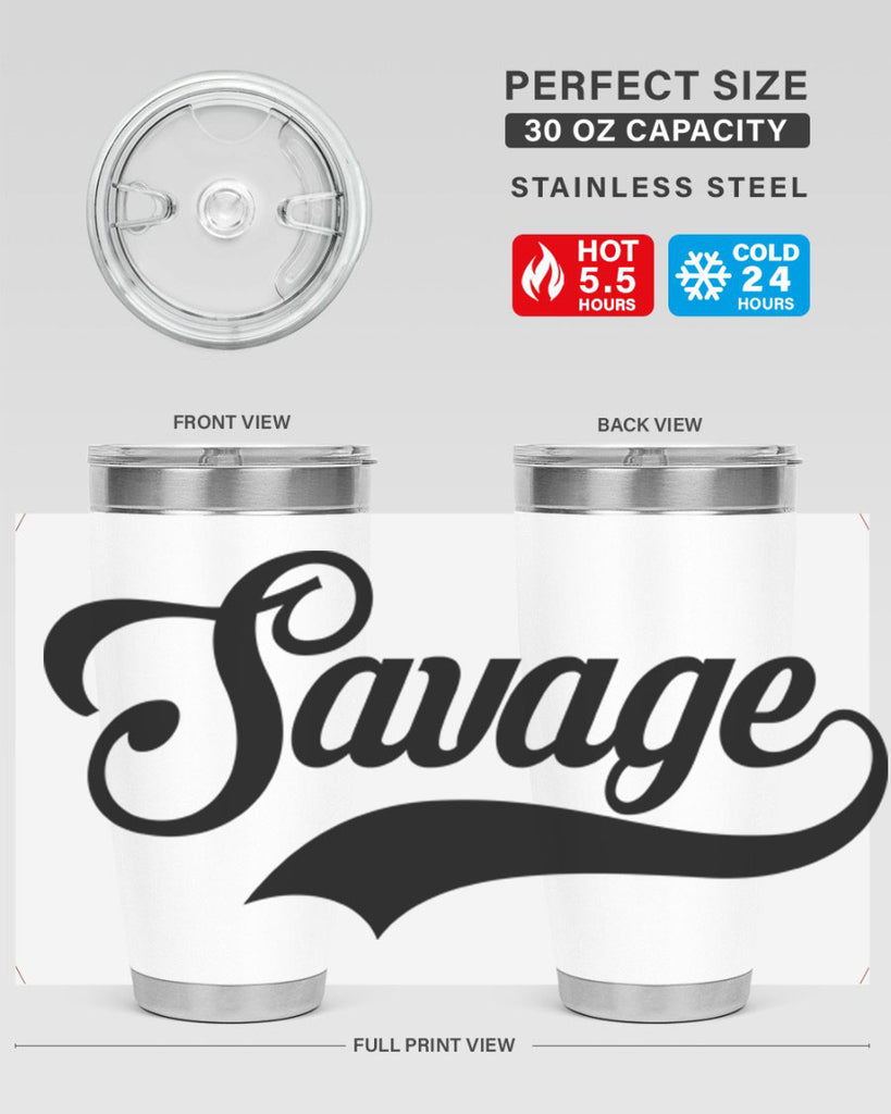 savage script 40#- black words phrases- Cotton Tank