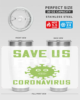 save us from coronavirus Style 25#- corona virus- Cotton Tank