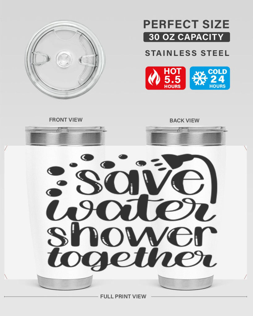 save water shower together 18#- bathroom- Tumbler