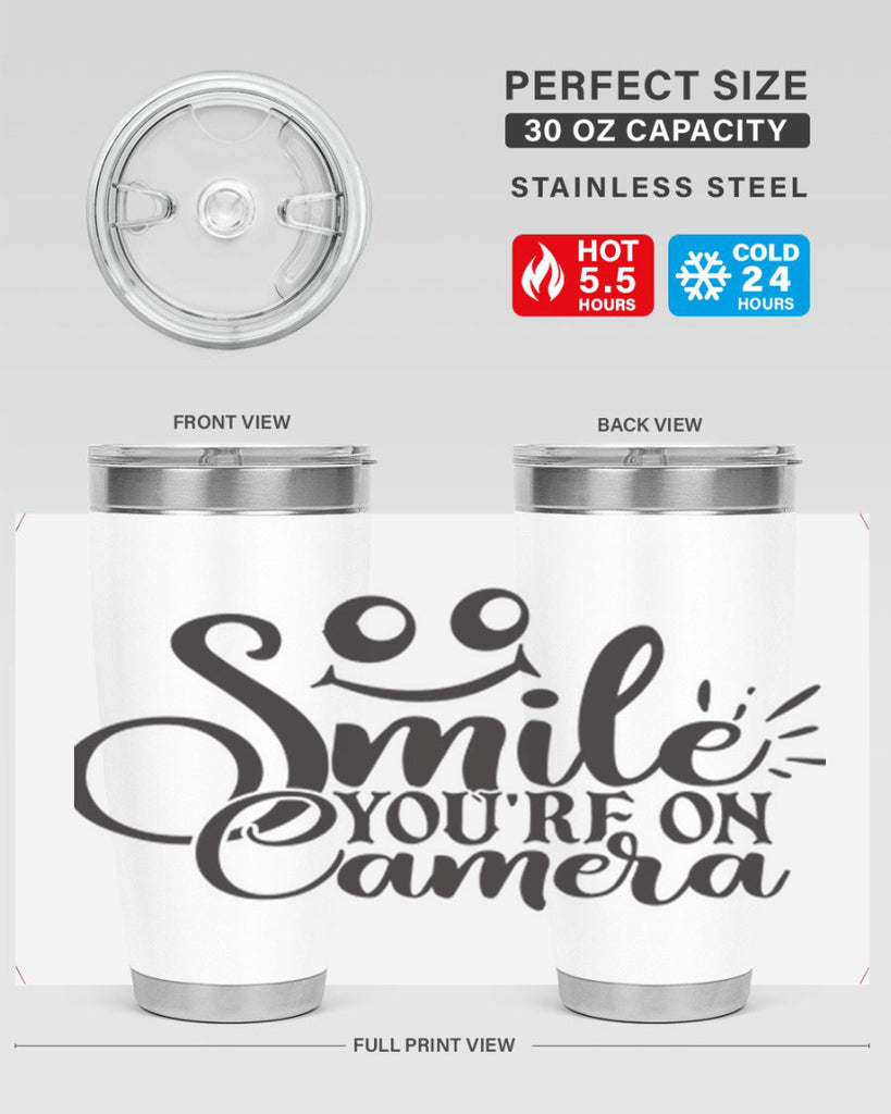 smile youre on camera 53#- home- Tumbler