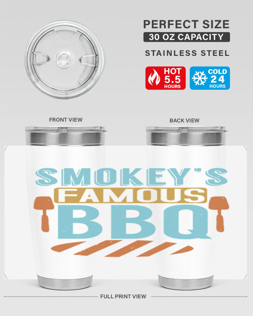 smokeys famous bbq 11#- bbq- Tumbler