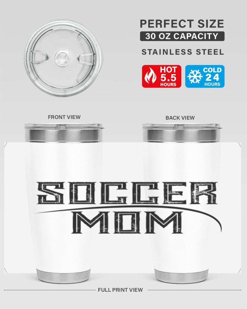 soccer mom 67#- mom- Tumbler