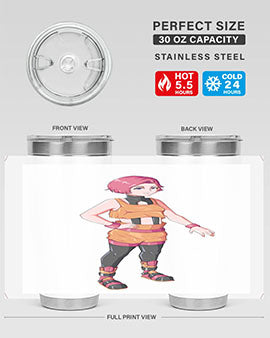 street girl wear orange outfit16#- anime- Tumbler