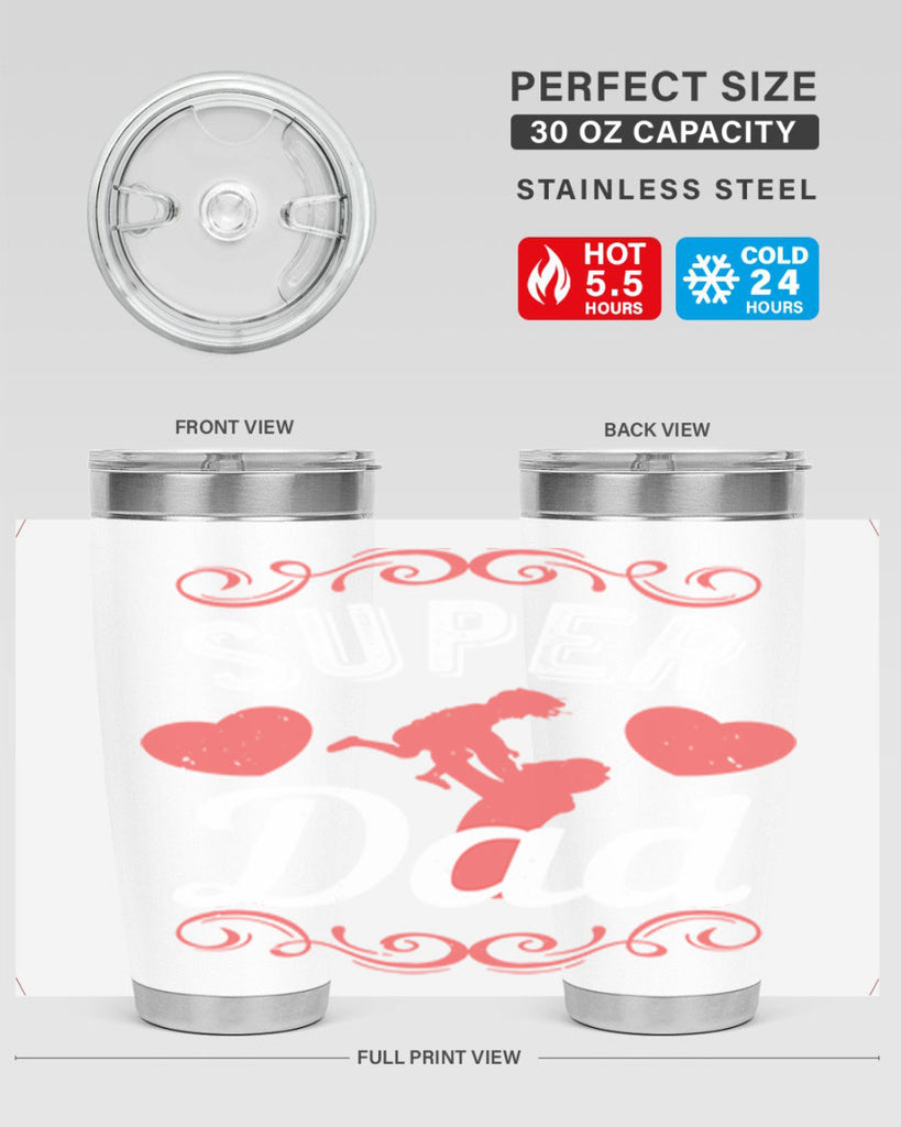 super dad 178#- fathers day- Tumbler