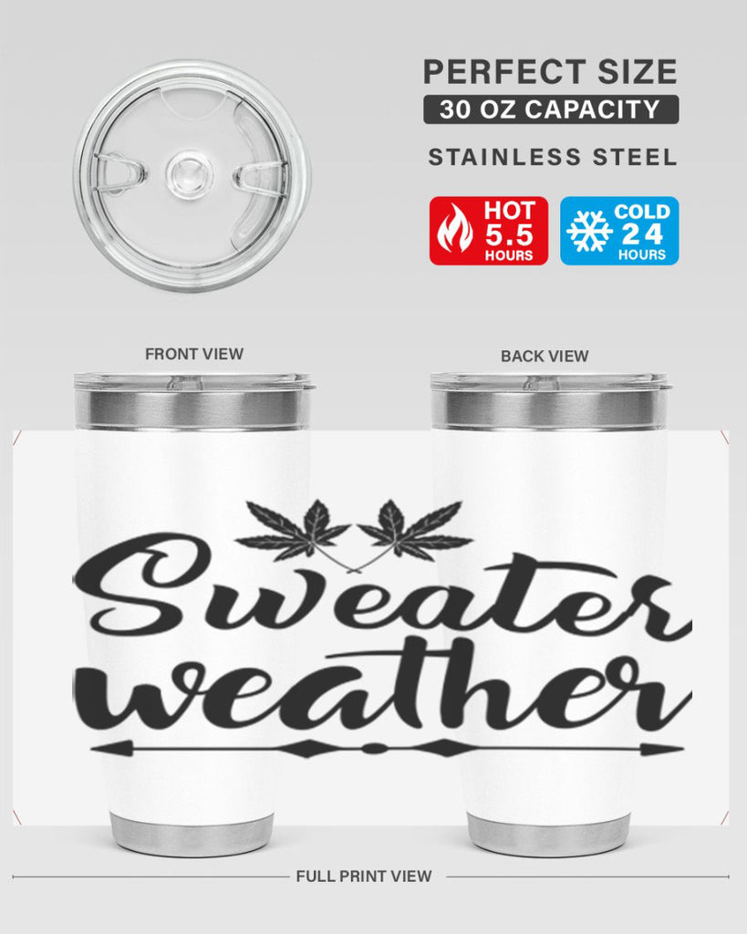 sweater weather 581#- fall- Tumbler