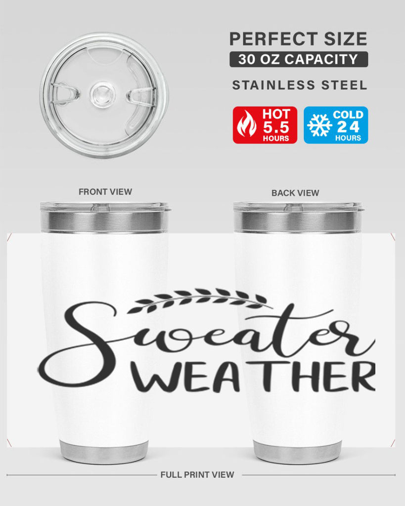 sweater weather 582#- fall- Tumbler