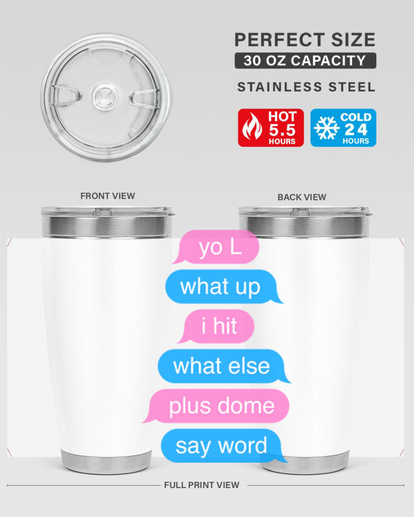 text conversation camron 23#- black words phrases- Cotton Tank