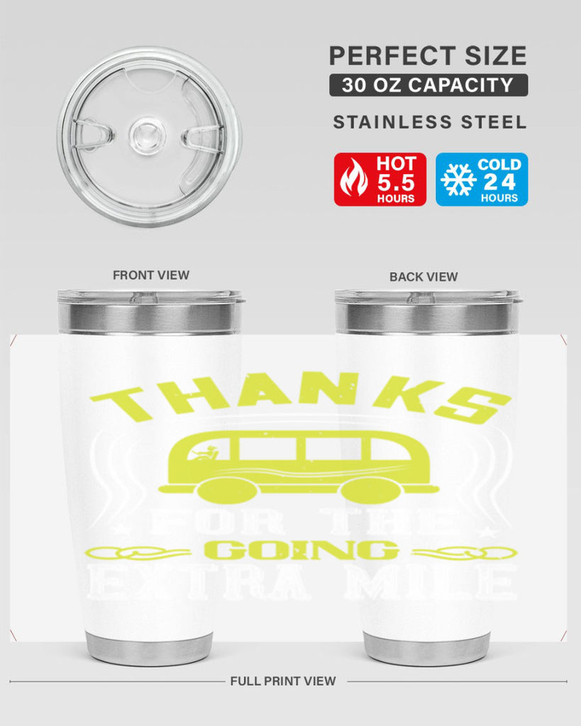 thanks for the going extra mile Style 14#- bus driver- tumbler