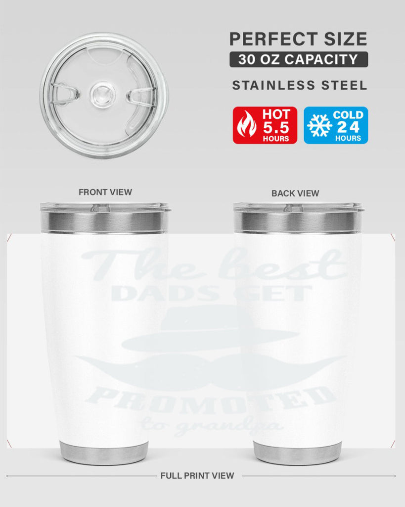 the best dads get promoted 164#- fathers day- Tumbler