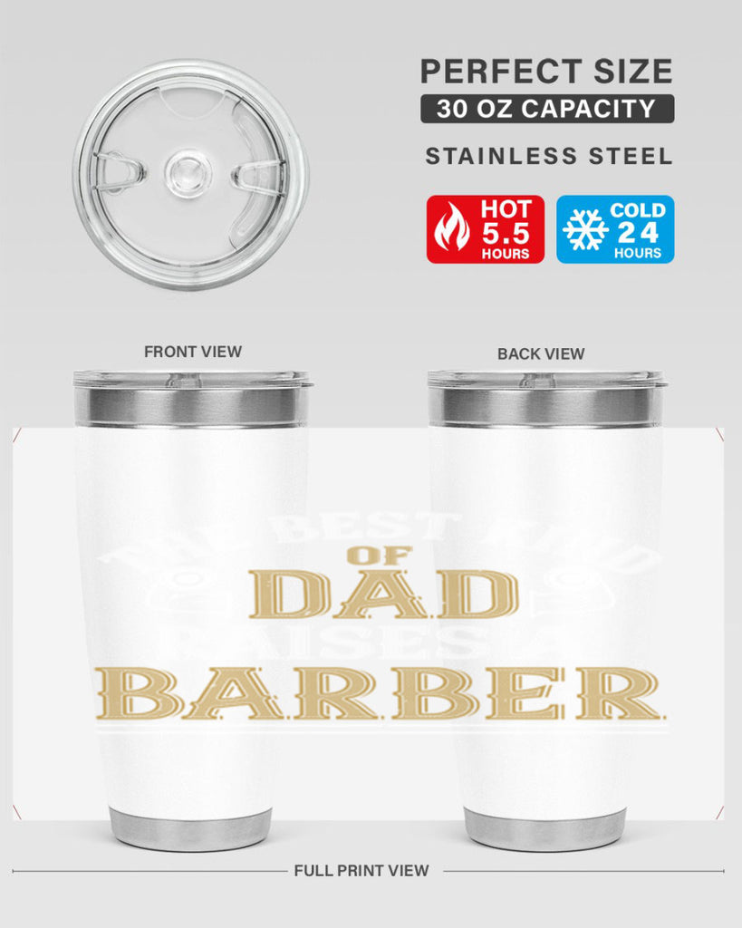 the best kind of dadraises a barber 66#- gym- Tumbler