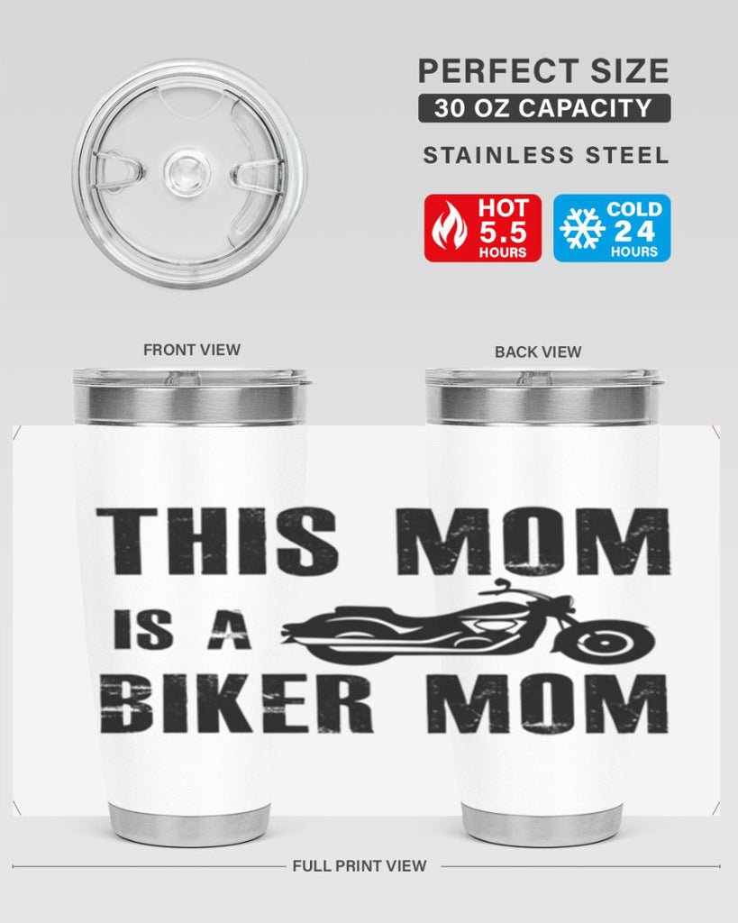 this mom is a biker mom 35#- mom- Tumbler