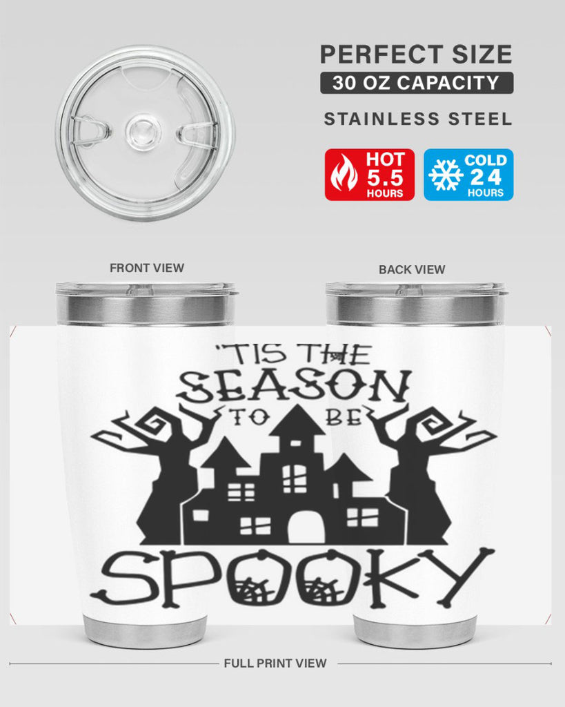 tis the season to be spooky 100#- halloween- Tumbler