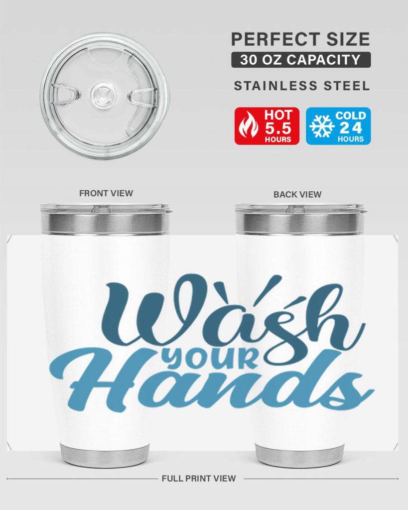 wash your hands 52#- bathroom- Tumbler
